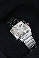 Часы Cartier  Santos De Cartier Small Model Silver Dial  WSSA0082