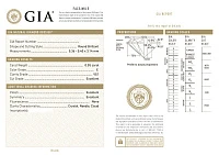 Украшение GIA  Серьги 0,55/0,55 ct. E/VS1 (3 Excellent) Round Diamonds   