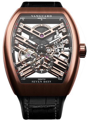 Заказать Franck Muller  Mens Collection Vanguard Skeleton  V 45 S6 SQT Gold