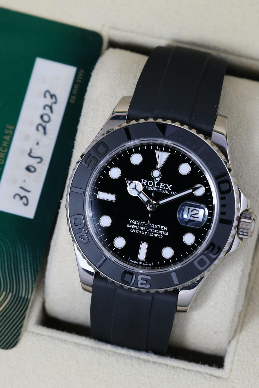Часы Rolex  Oyster Perpetual Yacht-Master 42 Mm 18K White Gold  226659