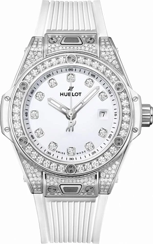 Заказать Hublot  Big Bang One Click Steel White Pave  485.SE.2210.RW.1604
