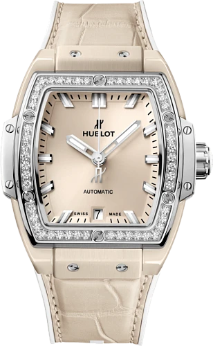 Заказать Hublot  Spirit Of Big Bang Beige Ceramic Titanium Diamonds  665.CZ.891B.LR.1204
