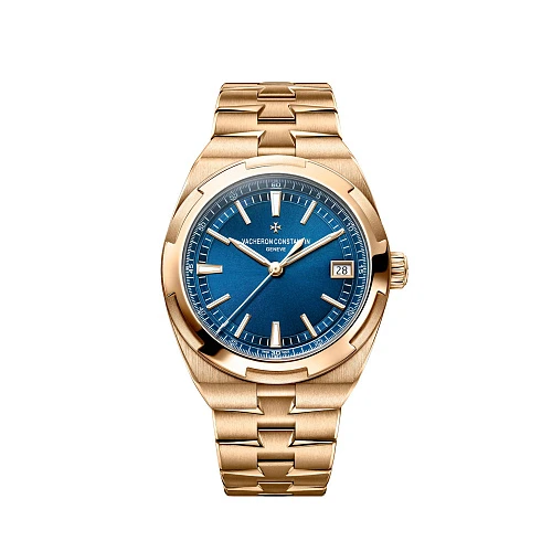 Часы Vacheron Constantin  Overseas Automatic Date Rose Gold Blue Dial 41 Mm  4500V/110R-B705