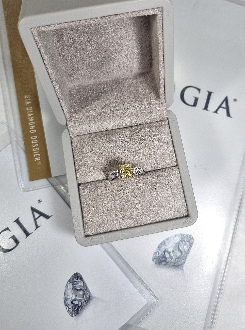 Украшение NO NAME  Кольцо С Бриллиантом 2,00 Ct. W To X Range/Vvs1   