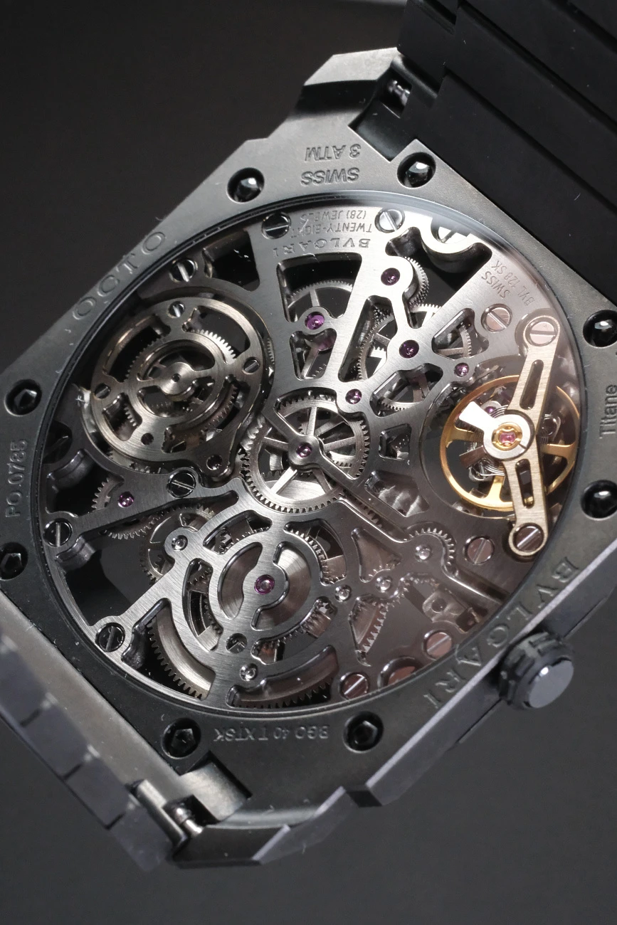 Часы Bvlgari  Octo Finissimo Black Edition Skeleton Ultra-Thin 40Mm  103126