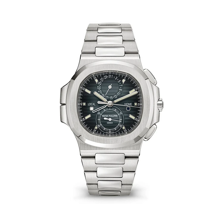 Часы Patek Philippe  Nautilus Travel Time Chronograph Blue Dial  5990/1A-011