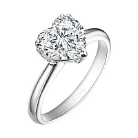 Украшение No Name  Кольцо С Бриллиантом 5,67 Ct. "Heart" I/Si2   
