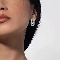 Украшение Messika  So Move Pavé Earrings  12931-WG 