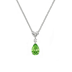 GIA Колье 2,01 ct. Fancy Brownish Greenish Yellow/Internally Flawless