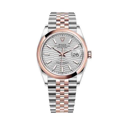 Часы Rolex  Datejust 36mm Steel & Rose Gold Motif Dial  126201