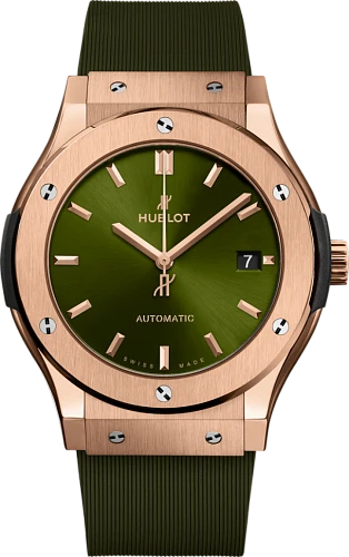 Заказать Hublot  Classic Fusion King Gold Green 45 Mm  511.OX.8980.RX