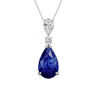 Украшение GRS GemResearch Swisslab  Колье с сапфиром 7,24 ct.   
