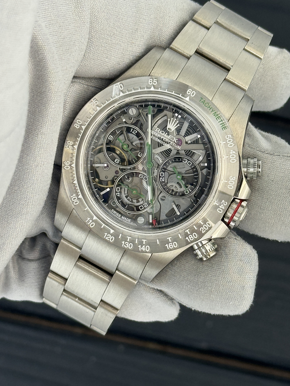 Часы Rolex  Daytona Artisans De Genève White Gold Piece Unique 1/1  116509