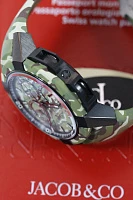 Часы Jacob &amp; Co  EPIC X CHRONO TRI DIAL GREEN CAMO  EC440.20.AB.AA