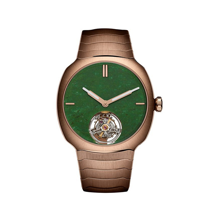 Часы H. Moser & Cie  Streamliner Tourbillon Wyoming Jade  6804-0406