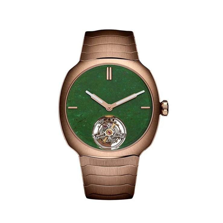 Часы H. Moser &amp; Cie  Streamliner Tourbillon Wyoming Jade  6804-0406