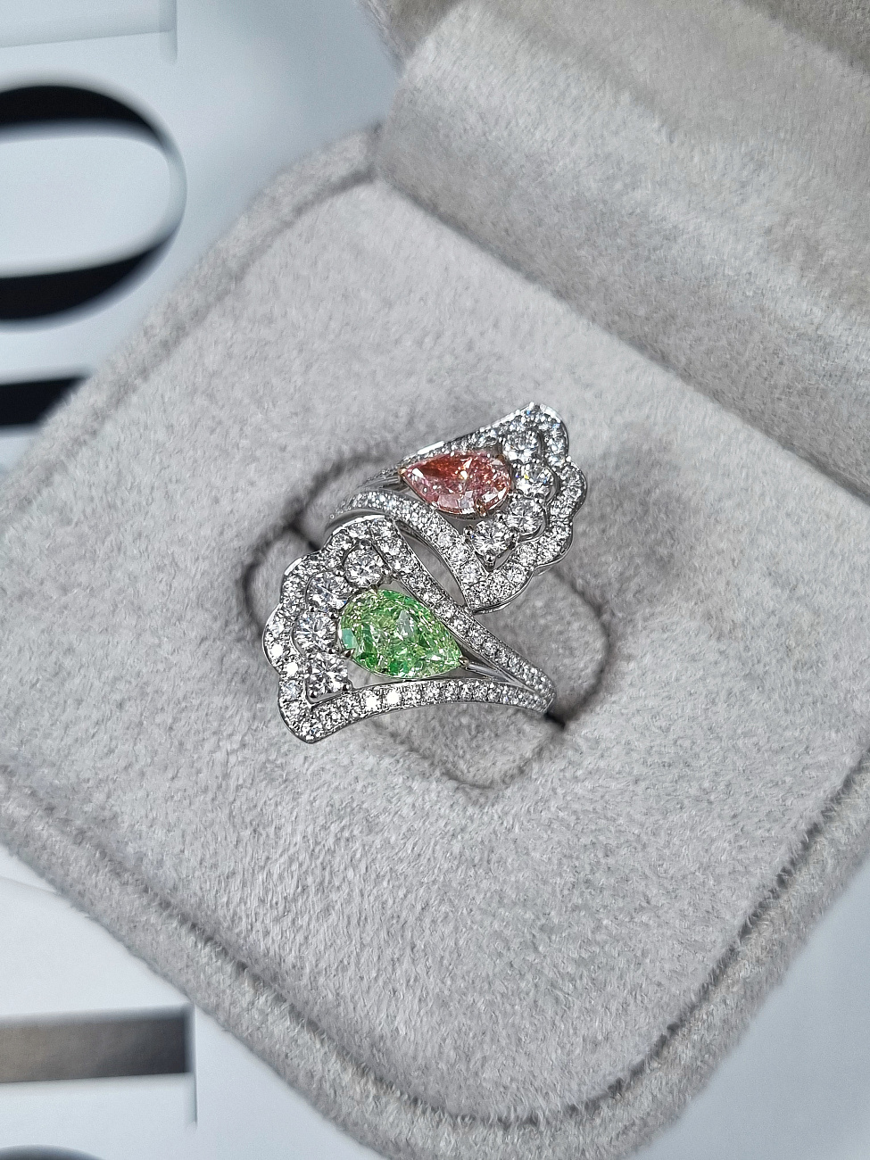 Украшение GIA  Кольцо с бриллиантами 1,01/0,70 ct.   