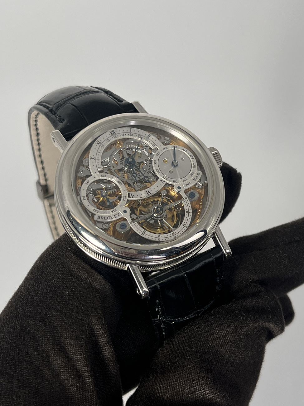 Часы Breguet  Tourbillon Perpetual Calendar 39Mm Platinum  3755PR/1E/9V6