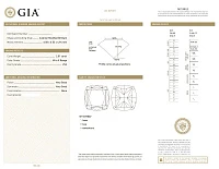 Украшение GIA  Кольцо 2,01 ct. W to X Range/VS2 "Cushion Diamond"   