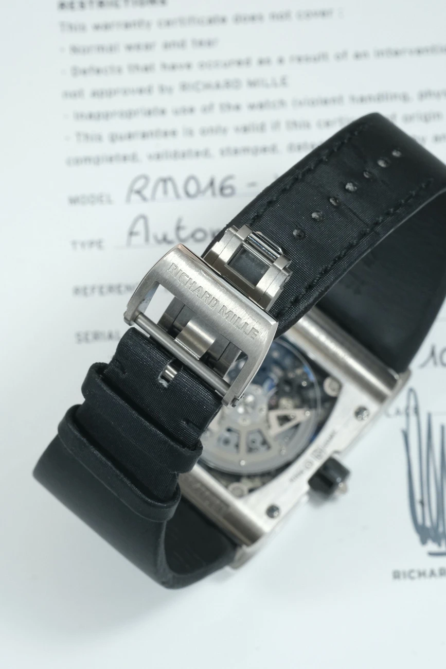 Часы Richard Mille  RM016 White Gold Piece Unique  RM016 AJ WG