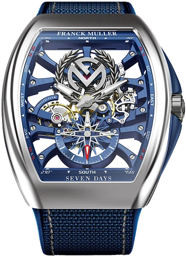 Заказать Franck Muller  Mens Collection Vanguard Yachting Anchor Skeleton Emblem  V 45 S6 SQT ANCRE FM YACHT (BL)
