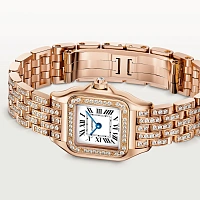Часы Cartier  Panthère De Cartier Small Rose Gold And Diamonds  WJPN0061