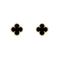 Украшение Van Cleef &amp; Arpels  Vintage Alhambra Earrings Onyx  VCARA44200 