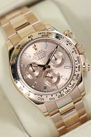 Часы Rolex  Oyster Perpetual Cosmograph Daytona Rose Gold Baguette  116505