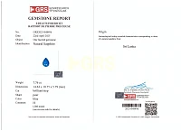 Украшение GRS GemResearch Swisslab  Серьги с сапфирами 7,76/8,12 ct.   