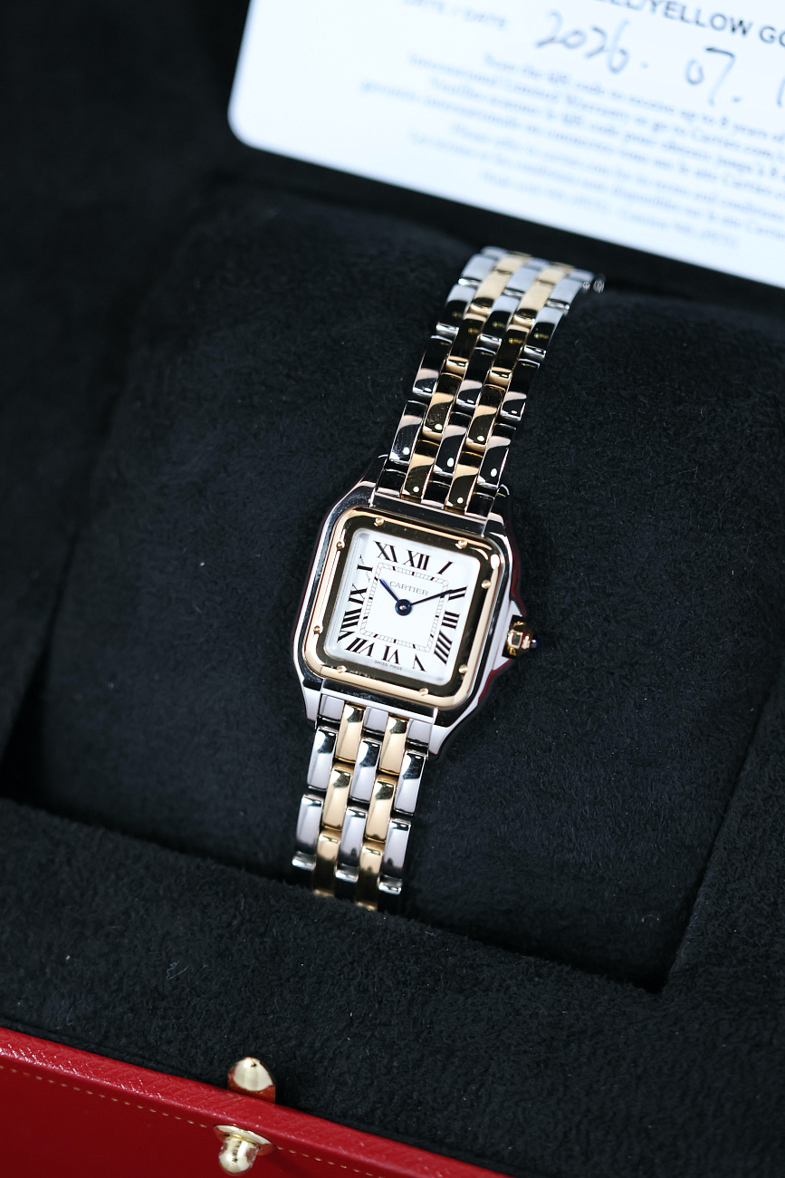 Часы Cartier  Panthere De Cartier Small Steel And Yellow Gold  W2PN0018