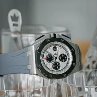 Часовой ремешок Audemars Piguet  Ремешок Для Часов Grey Ap Royal Oak Offshore 44Mm Strap  