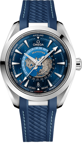 SEAMASTER AQUA TERRA CO-AXIAL MASTER CHRONOMETER GMT WORLDTIMER 43 MM