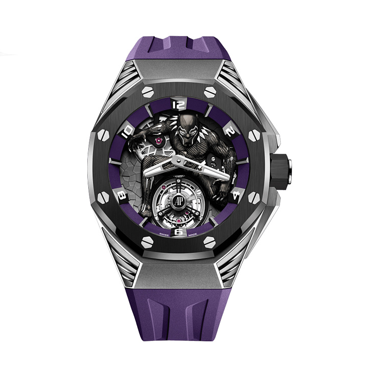 Часы Audemars Piguet  Royal Oak Concept Marvel Black Panther Flying Tourbillon  26620IO.OO.D077CA.01