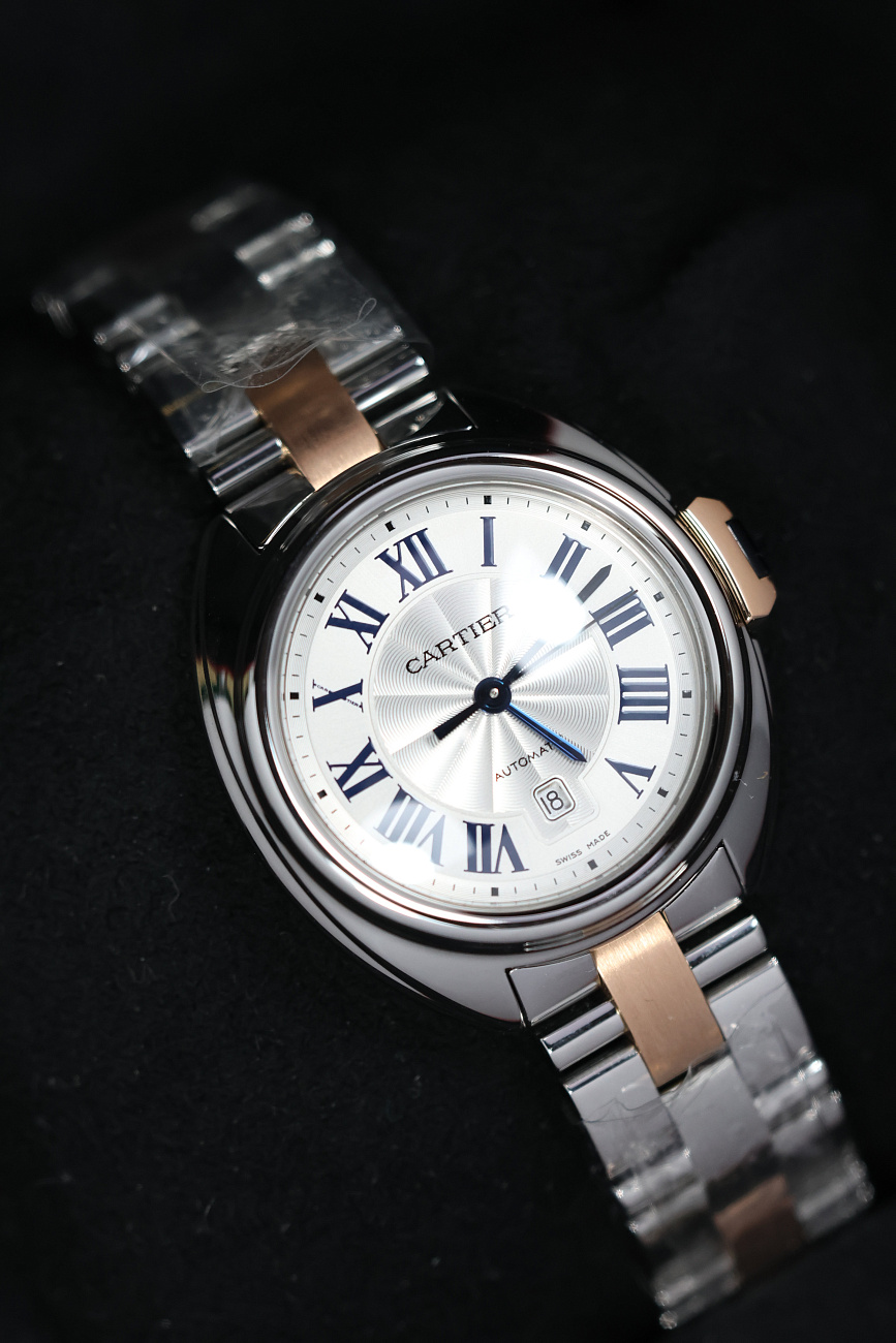 Часы Cartier  Cle De Cartier 31 Mm Steel And Rose Gold  W2CL0004