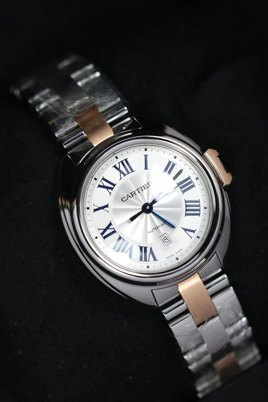 Часы Cartier  Cle De Cartier 31 Mm Steel And Rose Gold  W2CL0004