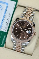 Часы Rolex  Datejust 41 mm Steel Rose Gold Chocolate Dial  126331