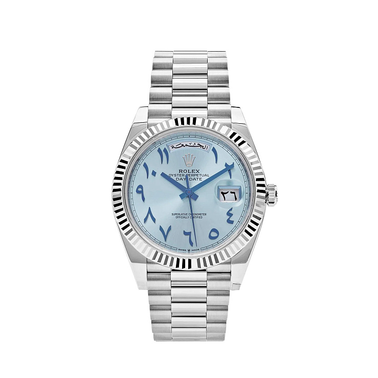Часы Rolex  Day-Date 40 Oyster Perpetual Arabic Ice Blue  228236