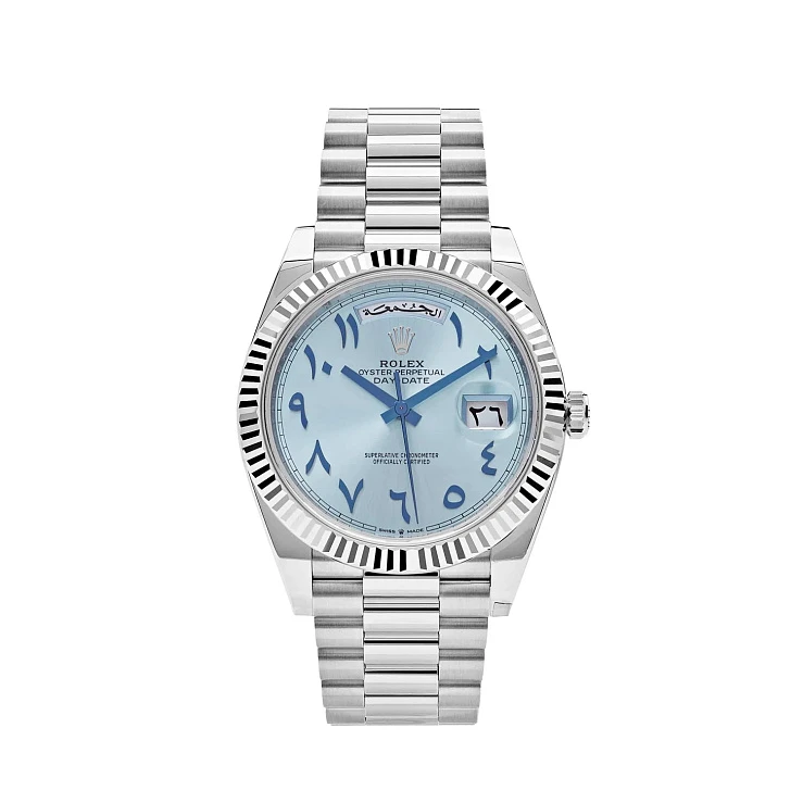 Часы Rolex  Day-Date 40 Oyster Perpetual Arabic Ice Blue  228236