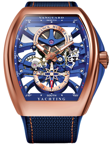 Заказать Franck Muller  Mens Collection Vanguard Yachting Anchor Skeleton Classic  V 45 S6 SQT ANCRE YACHT (BL) RG