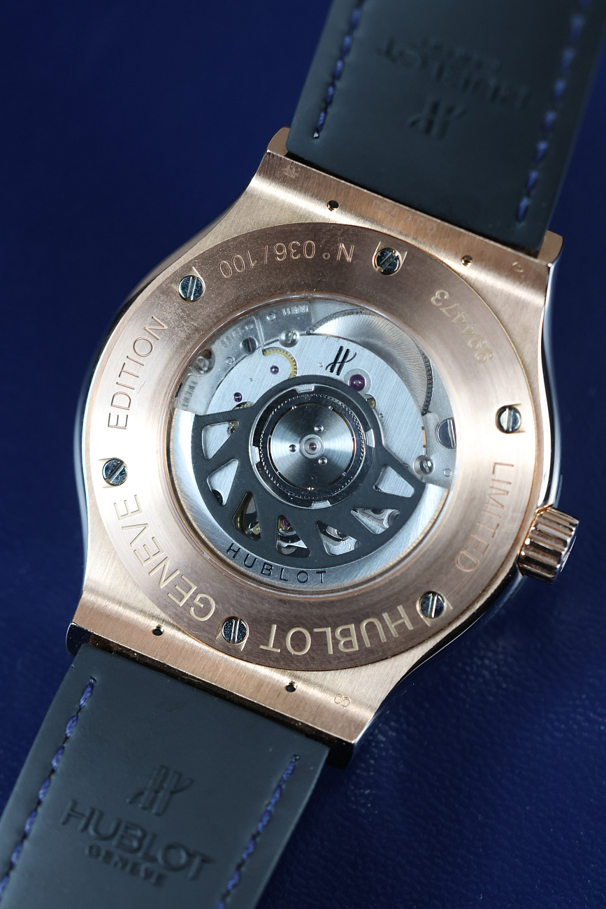 Часы Hublot  Fusion Lapis Lazuli Dial and Diamonds Limited Edition  