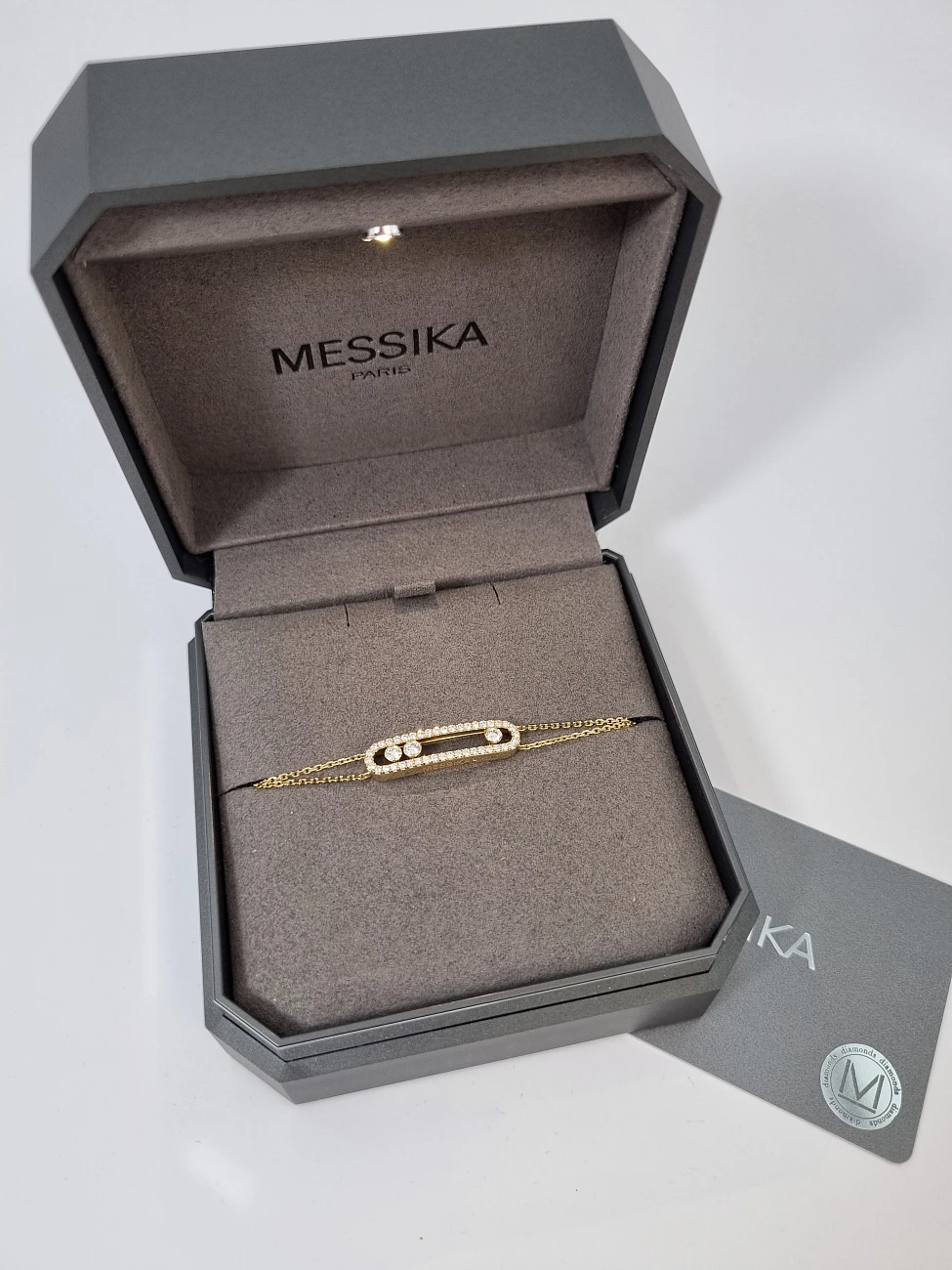 Украшение Messika  Move Classique Pavé Yg   Move Classique Diamond Pavé Bracelet 03995 