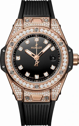 Заказать Hublot  Big Bang One Click King Gold Pave  485.OX.1280.RX.1604