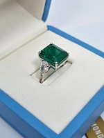 Украшение No Name  Кольцо с изумрудом 9,50 ct.   