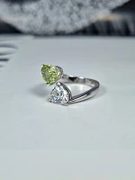 Украшение GIA  Кольцо с бриллиантами "Toi Et Moi"   