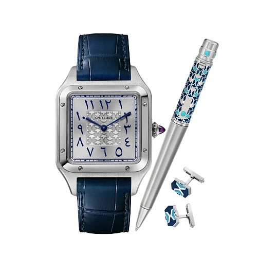 Часы Cartier  SANTOS-DUMONT LIMITED XL Platinum  WGSA0086