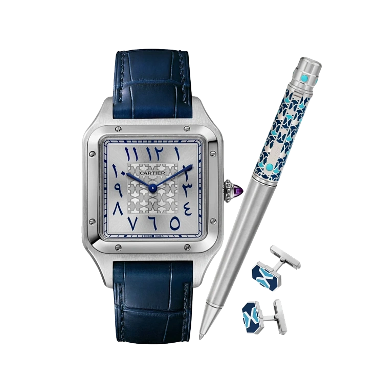 Часы Cartier  SANTOS-DUMONT LIMITED XL Platinum  WGSA0086