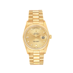 Rolex Rolex "Oyster Perpetual Day-Date" Diamonds Dial