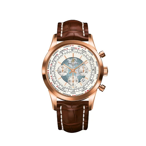 Часы Breitling  Transocean Chronograph Unitime 46 Mm Rose Gold  RB0510U0/A733