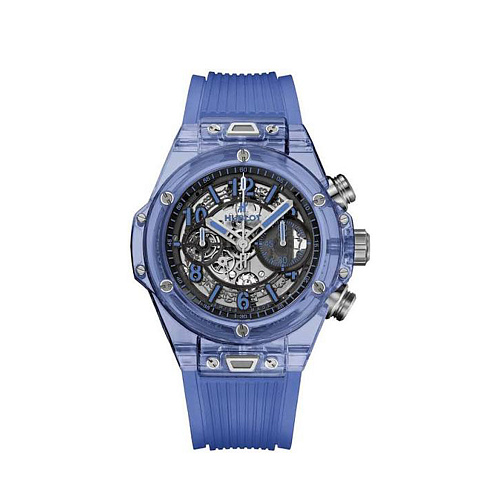 Часы Hublot  Big Bang Unico Blue Sapphire 45 mm  411.JL.4809.RT