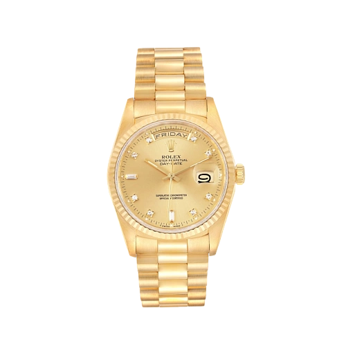 Часы Rolex  Rolex "Oyster Perpetual Day-Date" Diamonds Dial  18238